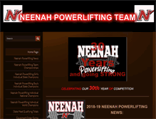 Tablet Screenshot of neenahpowerlifting.com